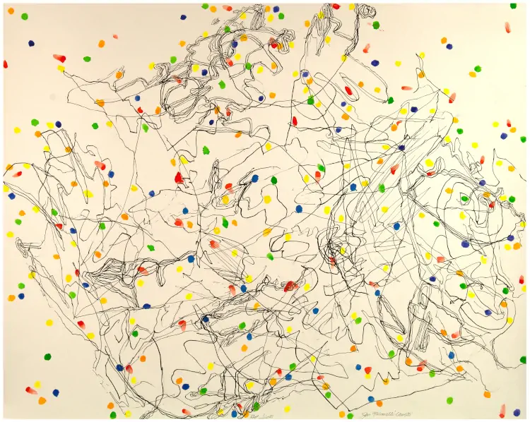 Artist Drawing: 'Hot Spots'